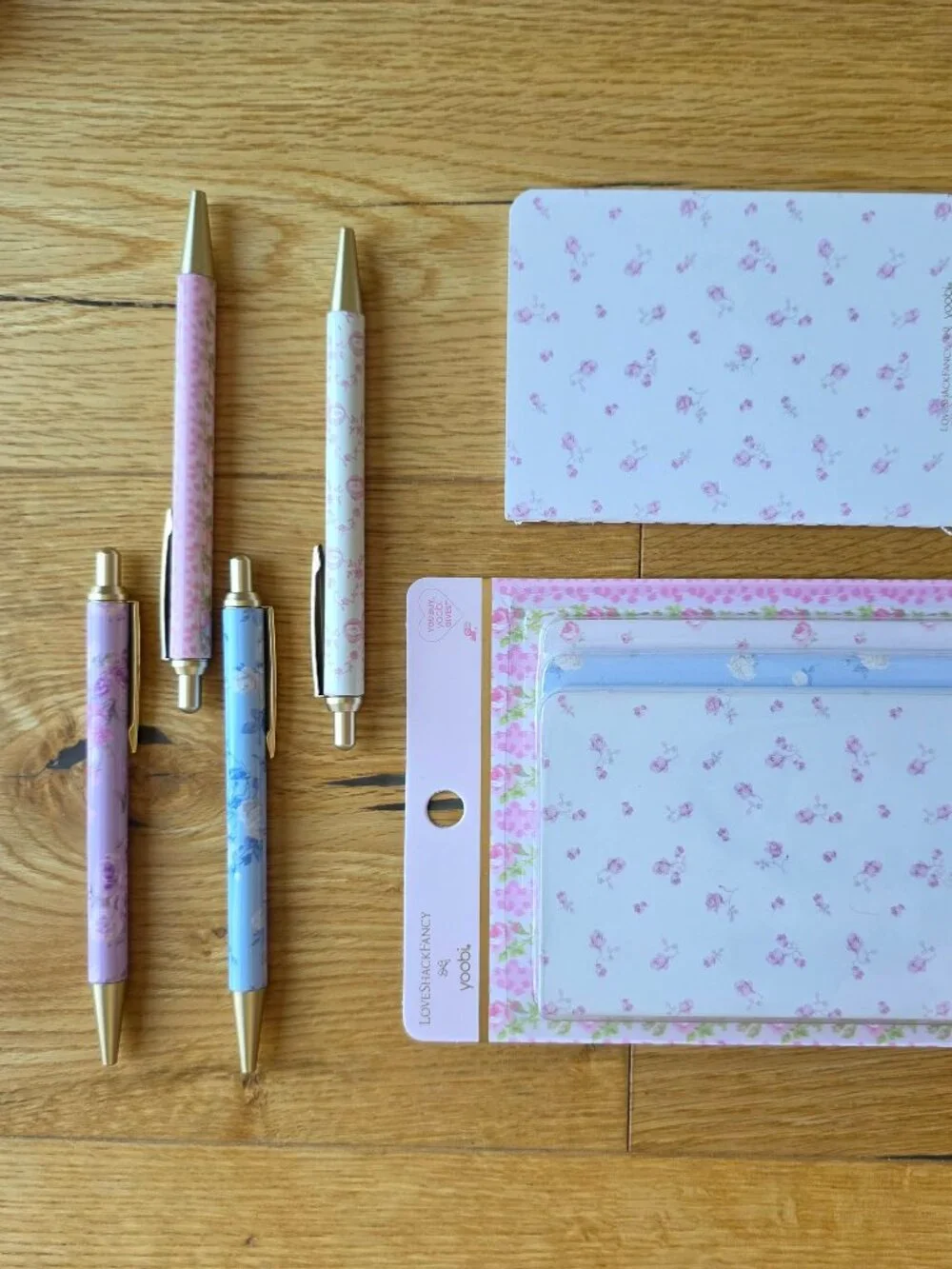 LoveShackFancy Target Yoobi Complete wristlet Pouch Collection - All 4 Prints